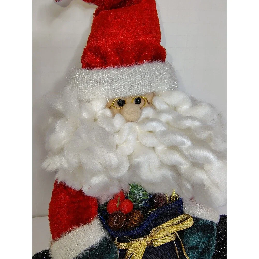 Vintage Santa Joelson Industries Christmas Holiday Home Decor Plush 12